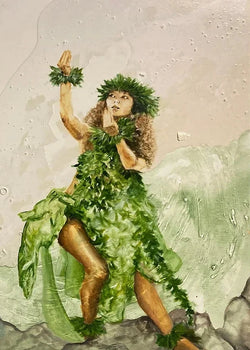 "Hula" Original Framed