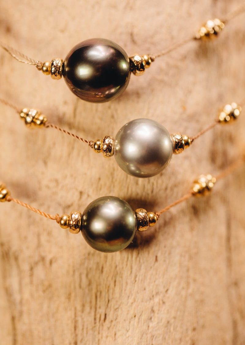 Tahitian Lone Pearl Necklace