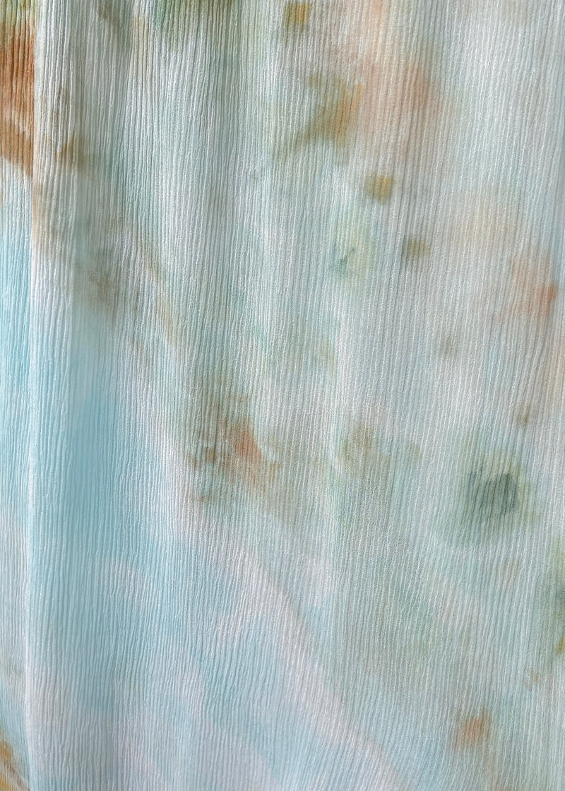 Crinkle Chiffon Dress: Tropical