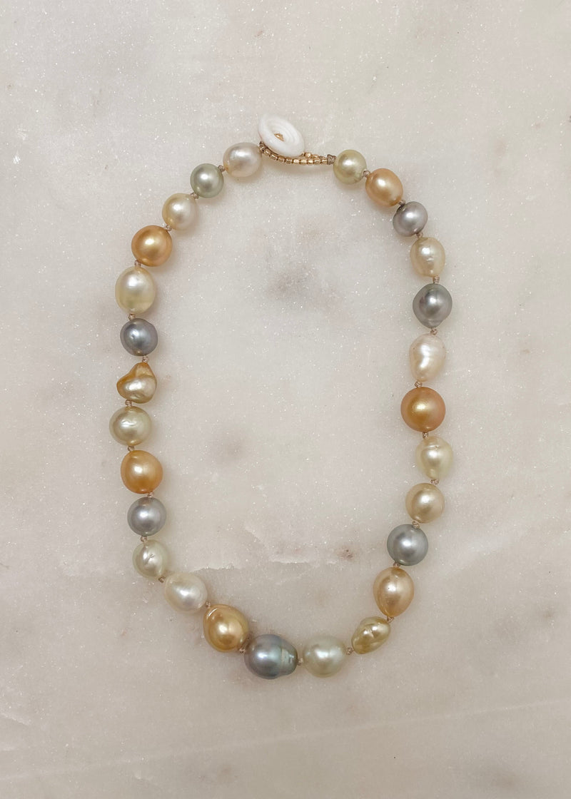 Mixed Tahitian and South Sea Pearl Strand