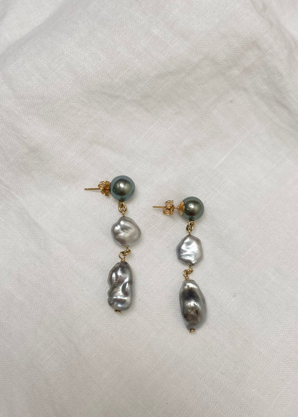 Waterfall Earrings - 14K