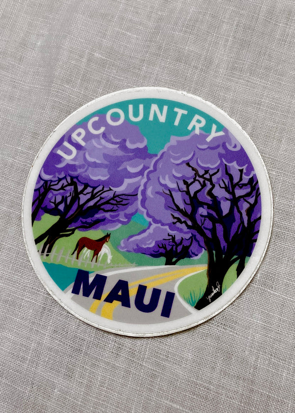 Upcountry Maui Sticker