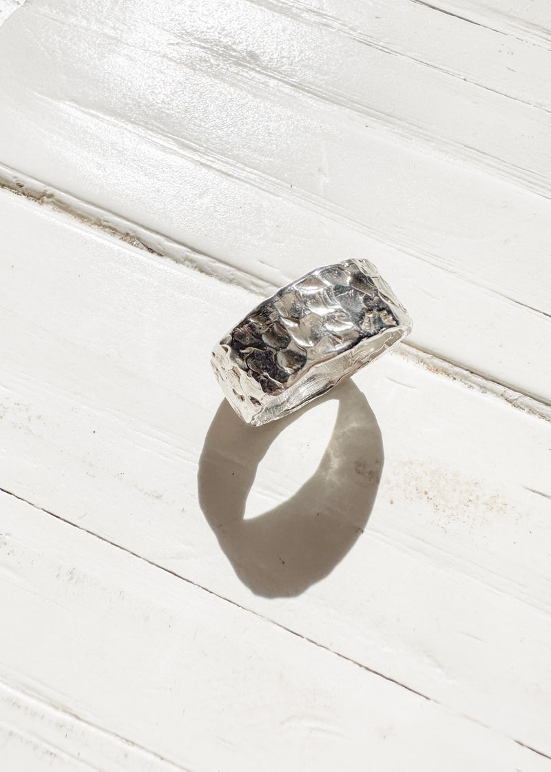 Fish Scale Ring - Silver