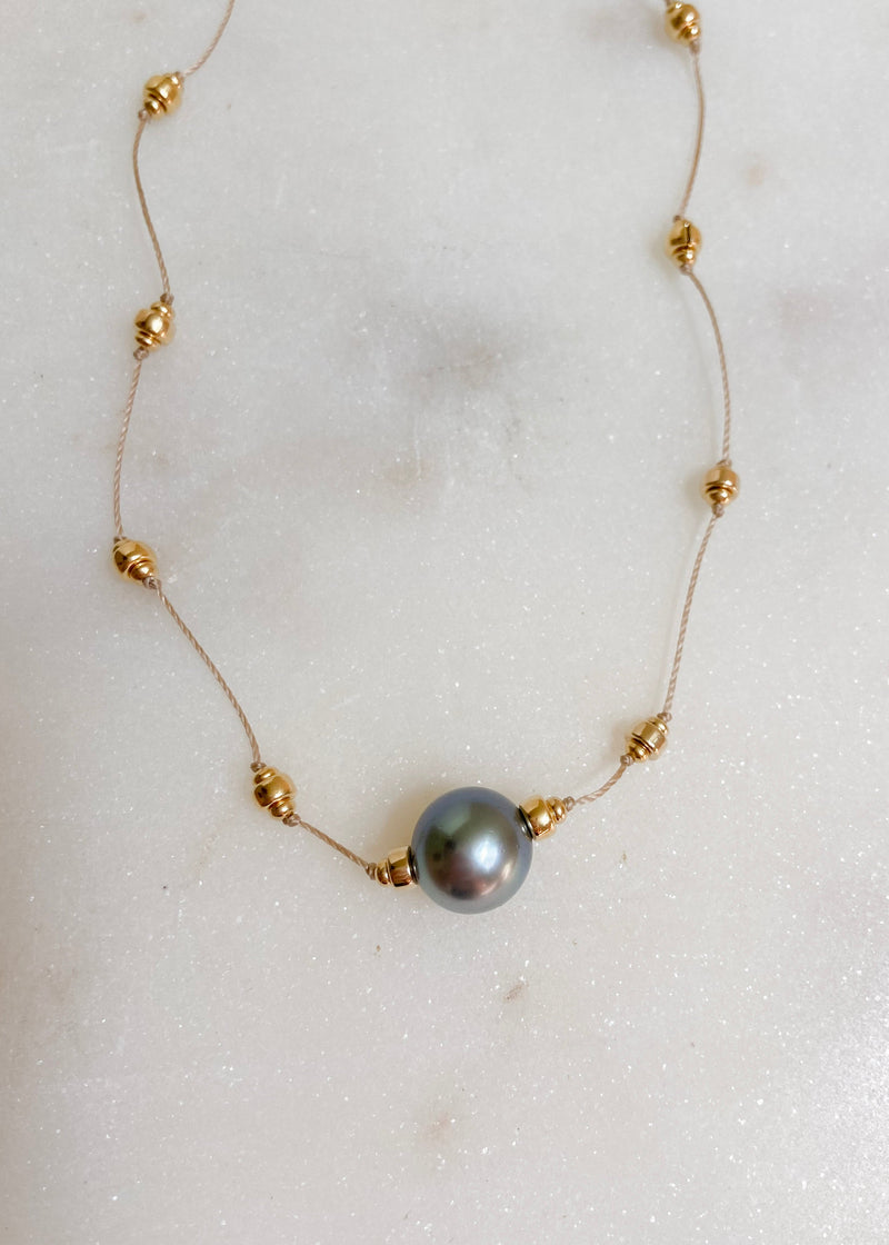 Tahitian Lone Pearl Necklace