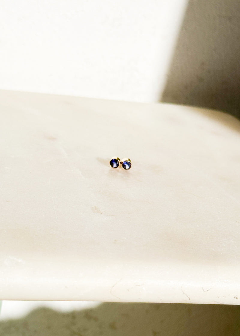 4mm Gemstone Studs