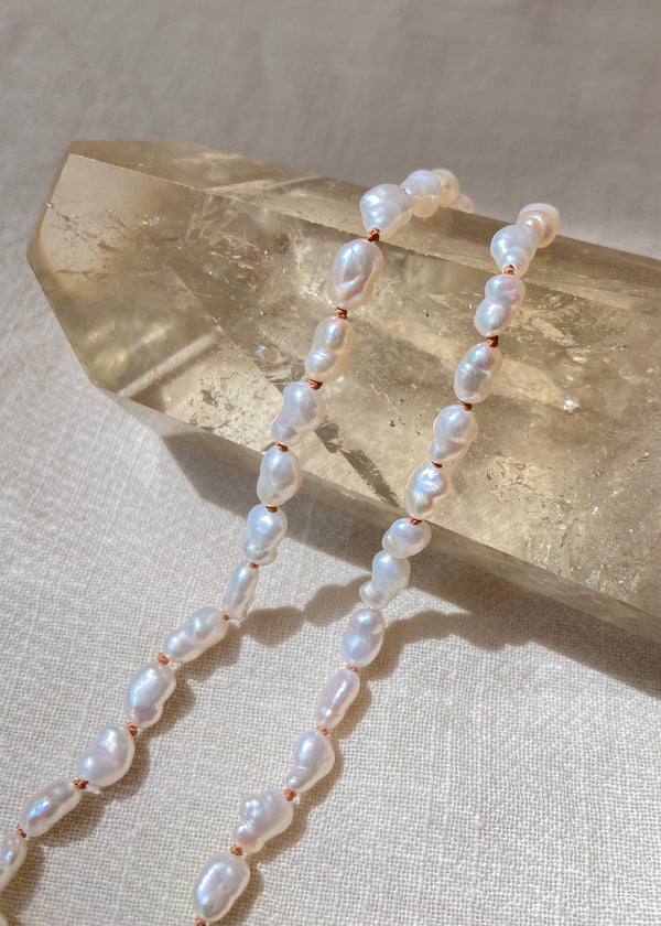 Millie Choker - White Edison Keshi Pearls