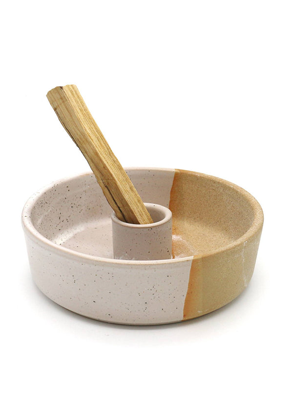 Palo Santo Burner (4 in.) - Beige