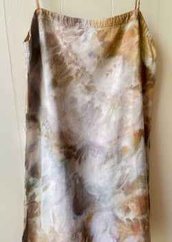 Noil Mini Dress: Smokey quartz