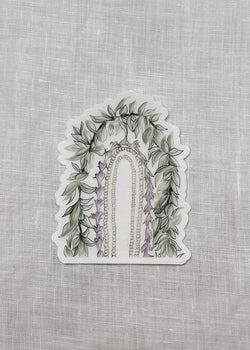 Hawaii Pua X Hana Lei Clear Sticker