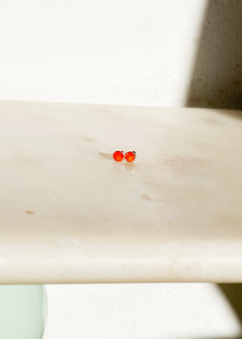 4mm Gemstone Studs