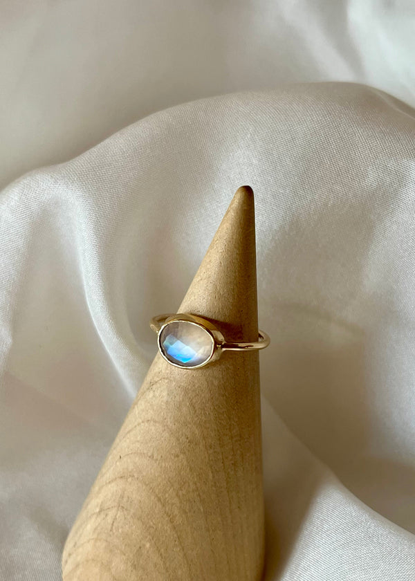 14k Moonstone Ring