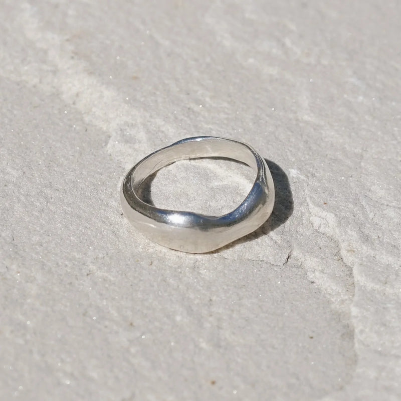 Water Ring in Brass or Silver