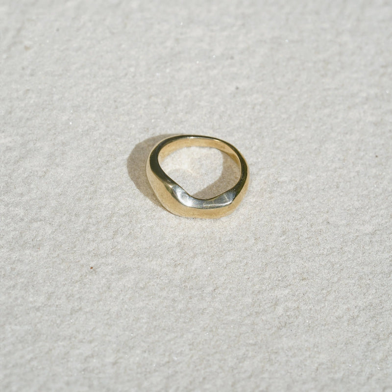 Water Ring in Brass or Silver