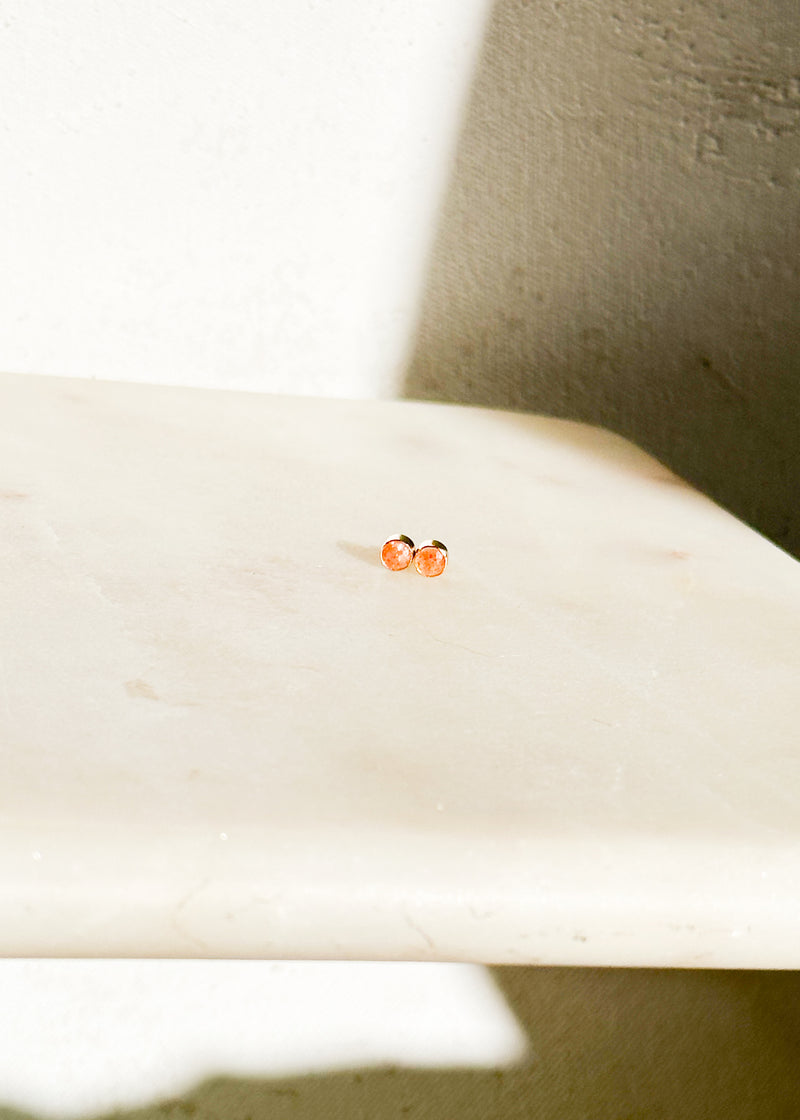 4mm Gemstone Studs