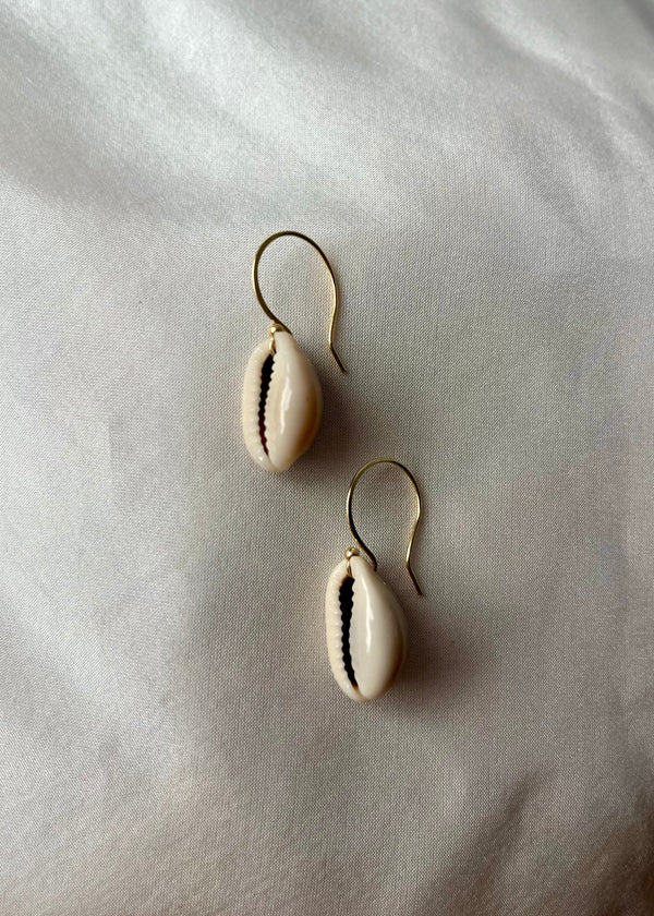 Cowrie Hook Earrings