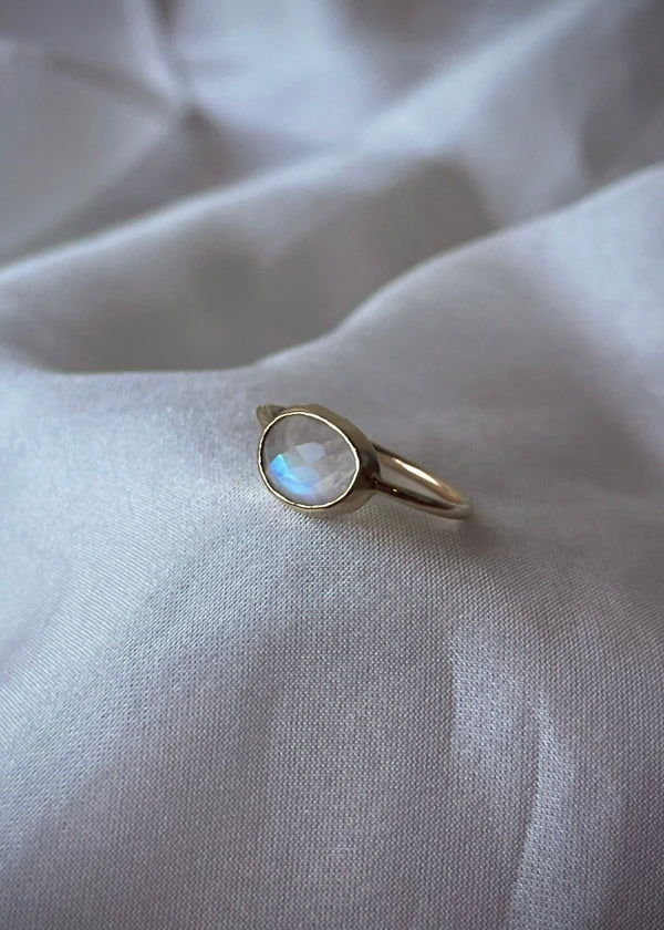 14k Moonstone Ring