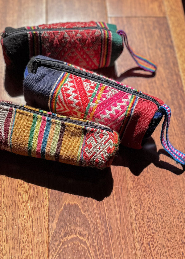 Peruvian Vintage Textile Zipper Bag