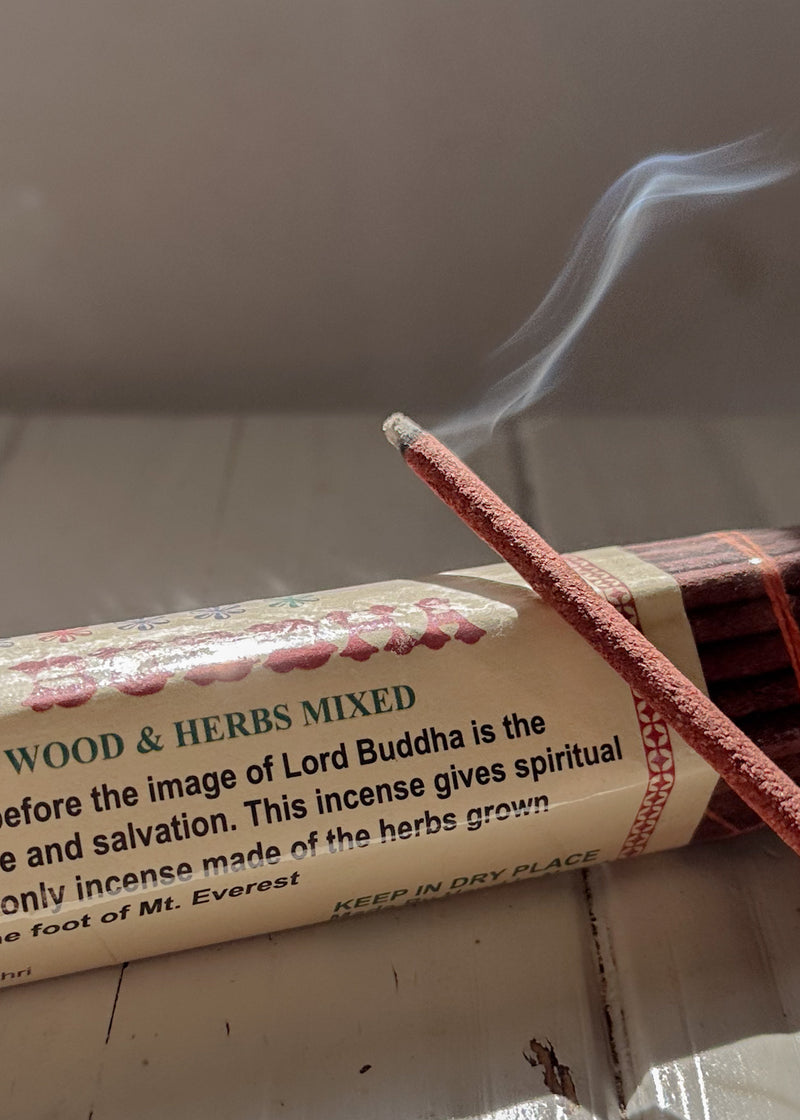 Lord Buddha Red Sandalwood & Herbs Incense Sticks