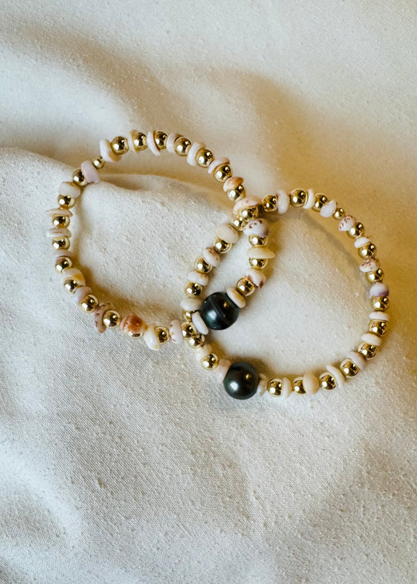 Millie Pico Hilo Puka Shell Bracelet