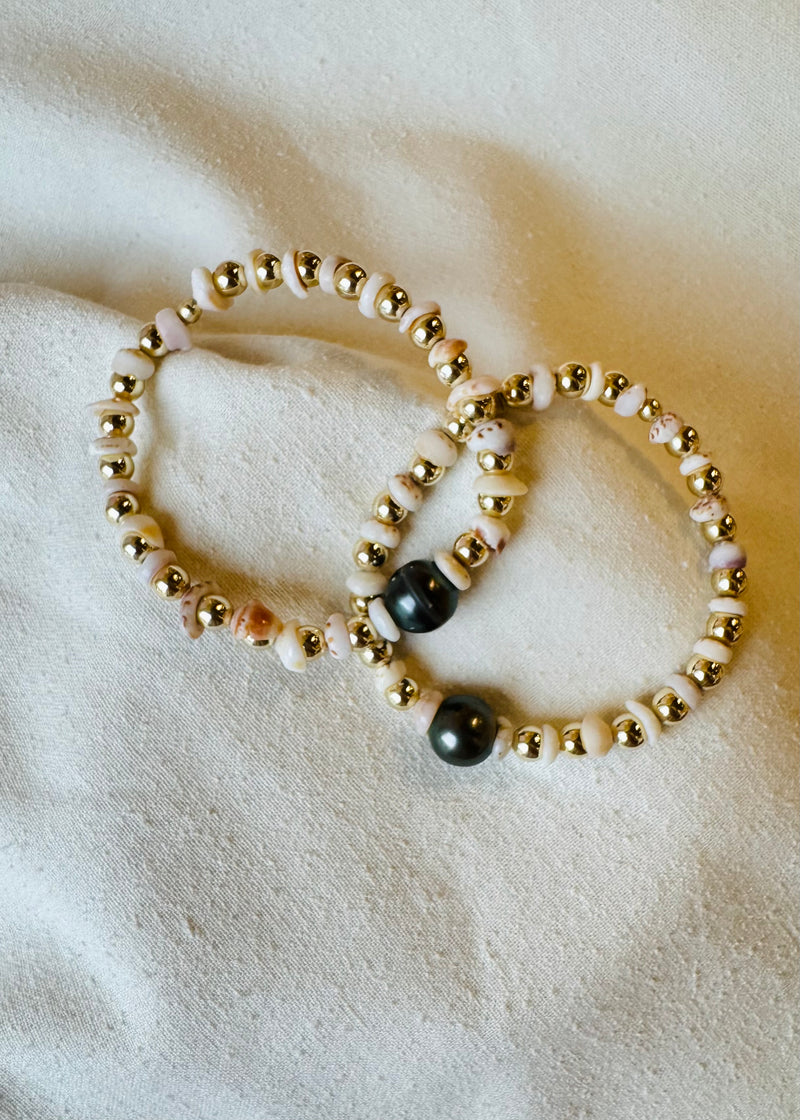 Millie Pico Hilo Puka Shell Bracelet
