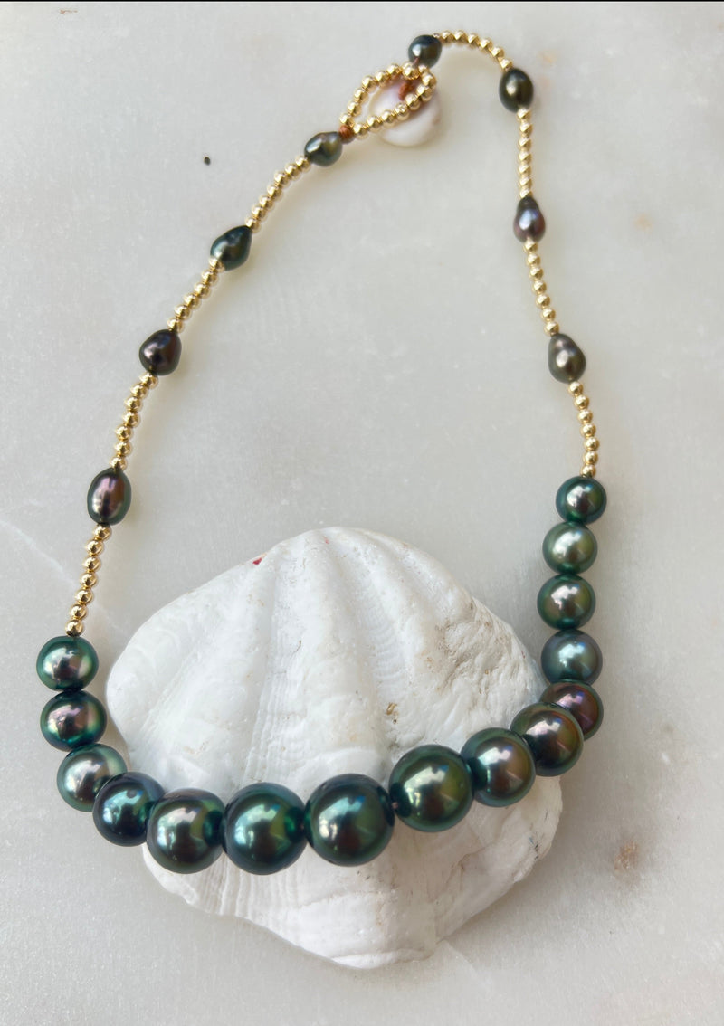 Blue Half Tahitian Strand