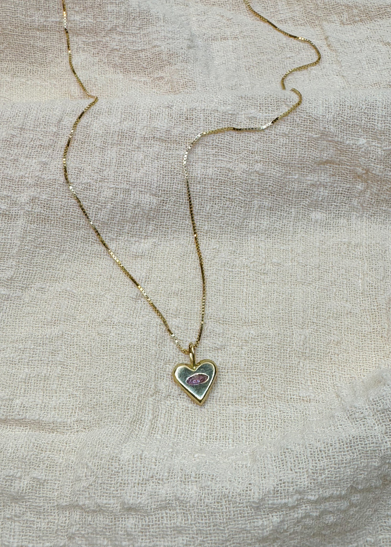 18k Heart Charm