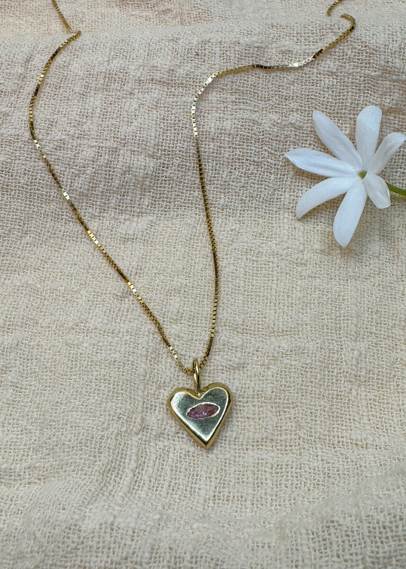 18k Heart Charm