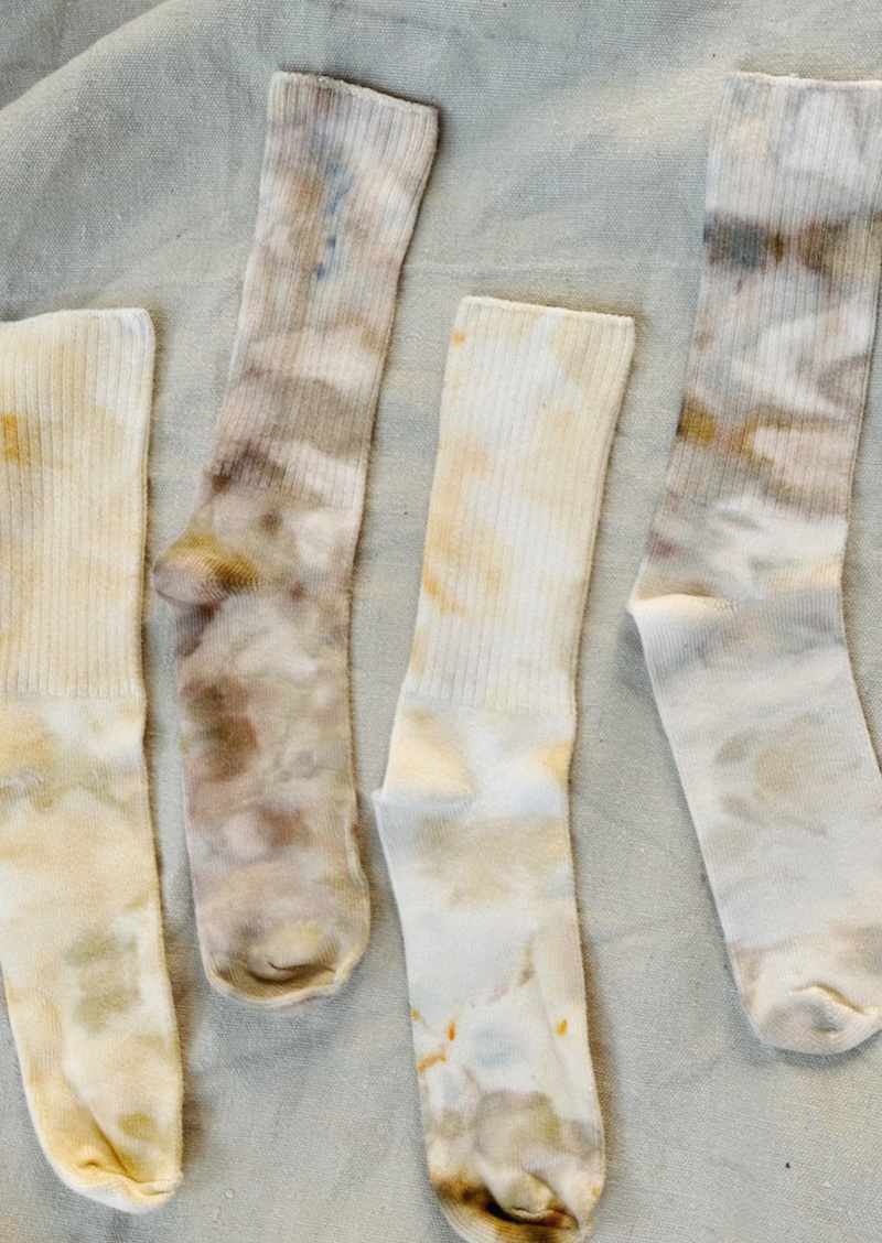 Natural Bamboo Socks- Hand Dyed & Sustainable