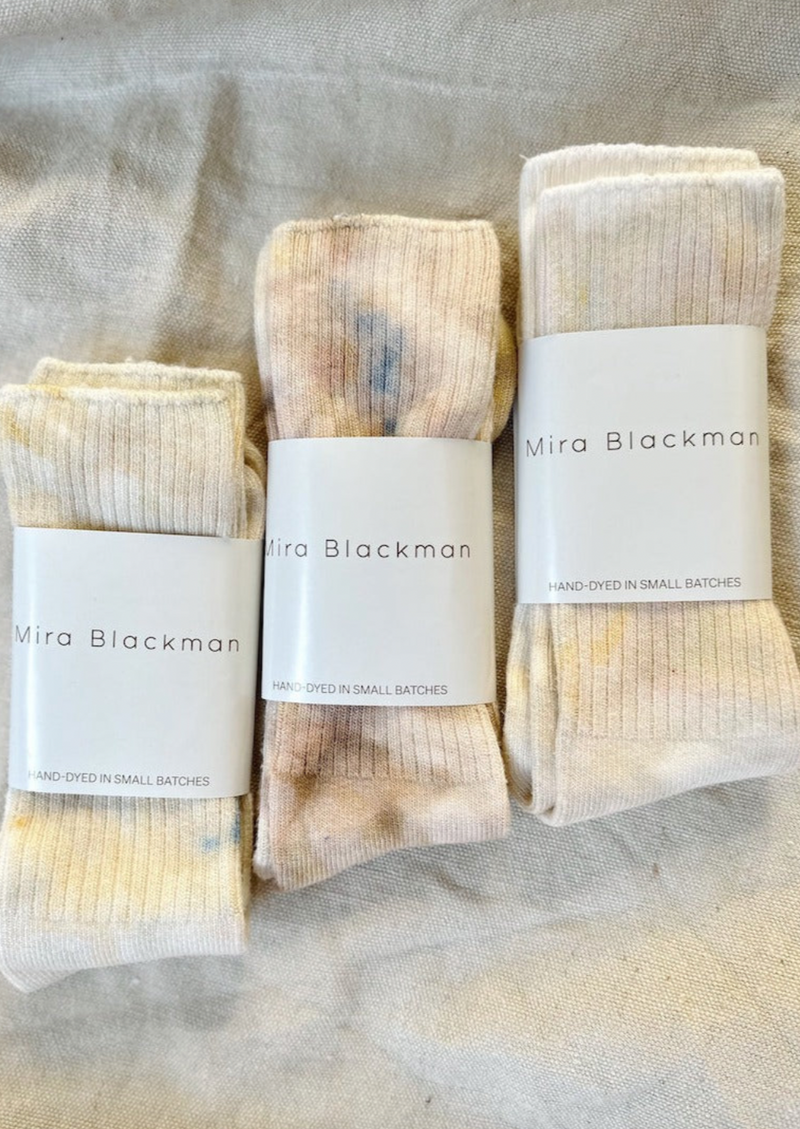 Natural Bamboo Socks- Hand Dyed & Sustainable