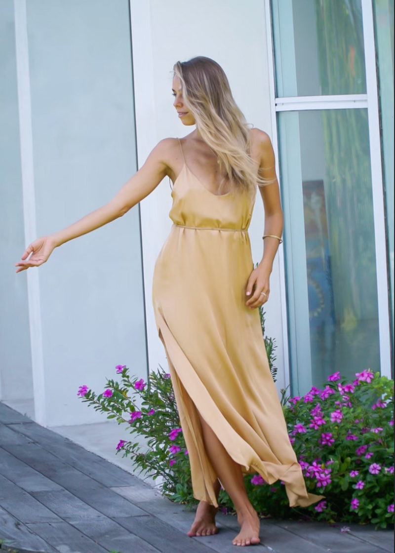 Silk Slip Dress – The Monarch Collective
