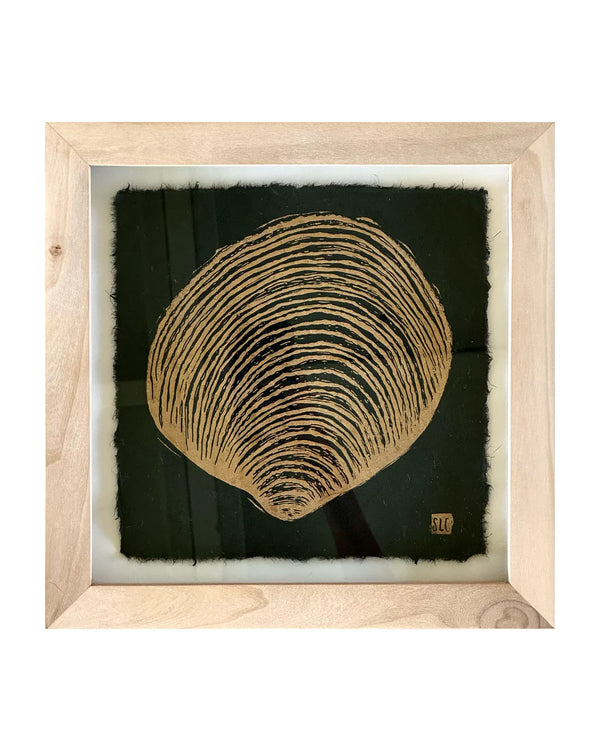 Clam 9x9 Framed "Simple Joys"