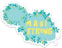 Maui Strong Sticker