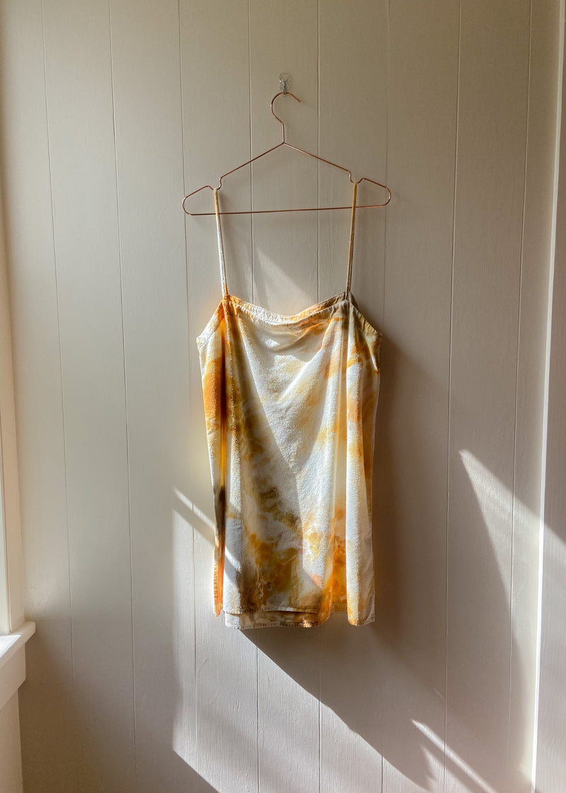 Noil Mini Dress: Sunshine