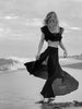 Sheer Silk Skirt - Black