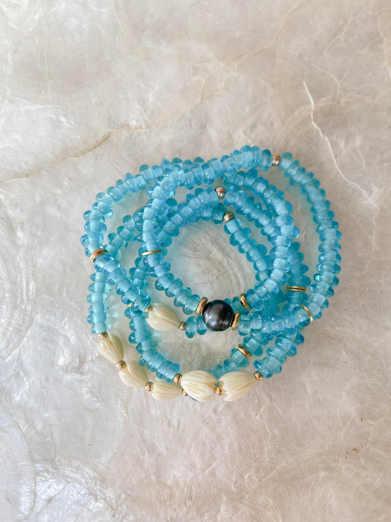 Millie Pico Bracelet - Light Blue (translucent)