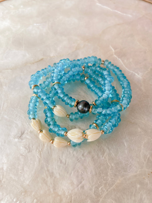 Millie Pico Bracelet - Light Blue (translucent)