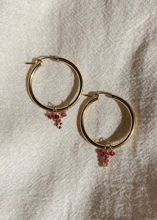 Space Hoops with Pearls or Gems