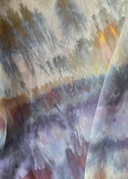 Long Silk Slip Dress: Earth