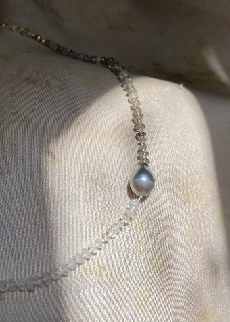 Lago - Rainbow Moonstone x Labradorite