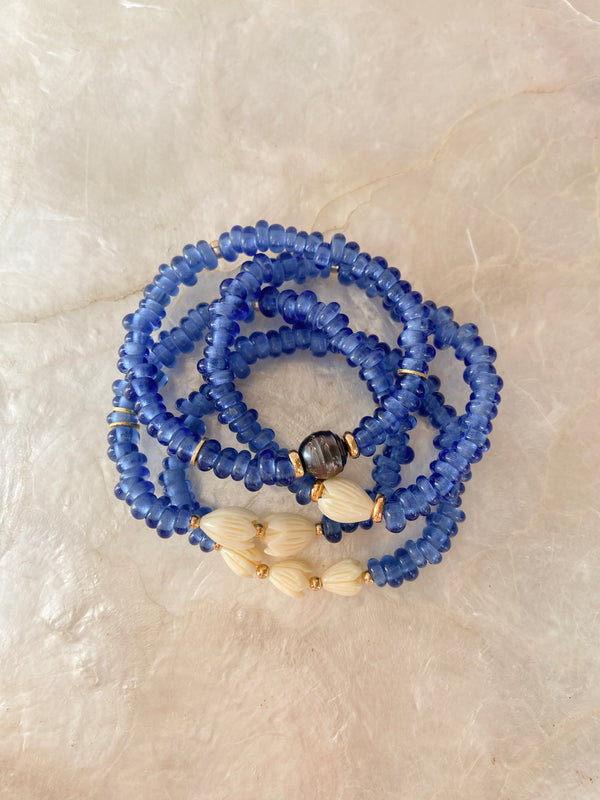 Millie Pico Bracelet - Dark Blue (translucent)