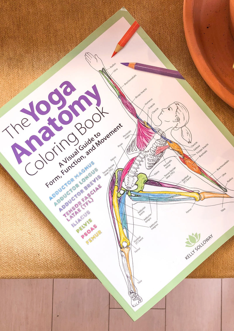 The Yoga Anatomy Coloring Book