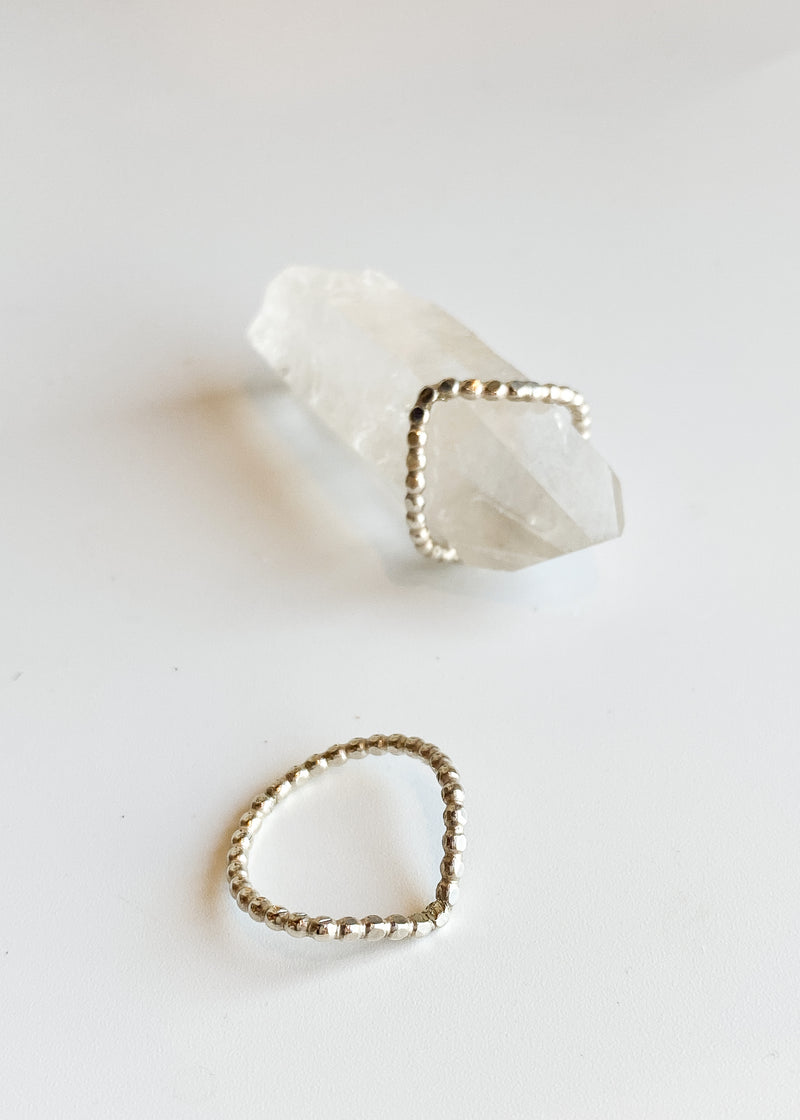 Beaded Arc Ring