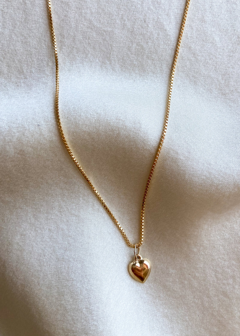 Puffy Heart Necklace