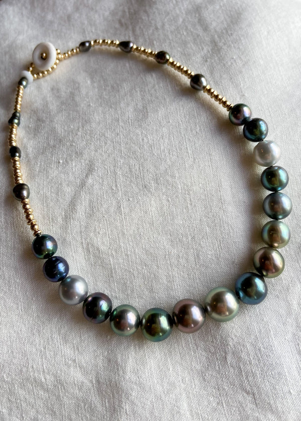 Rainbow Tahitian Pearl Strand