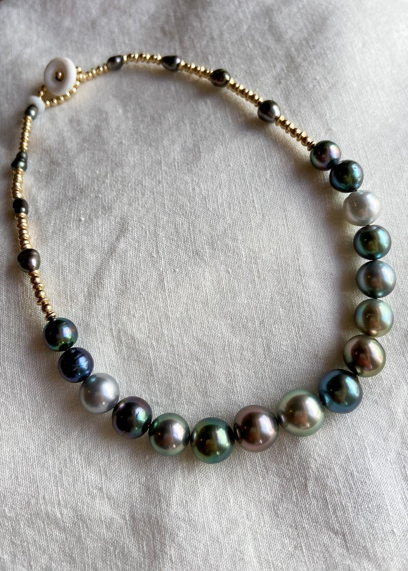 Rainbow Tahitian Pearl Strand
