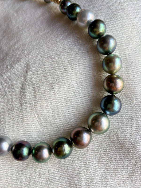 Rainbow Tahitian Pearl Strand