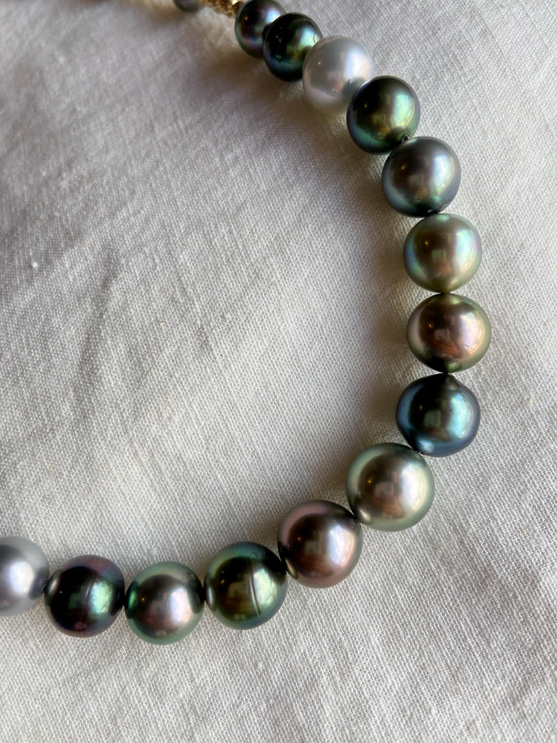 Rainbow Tahitian Pearl Strand