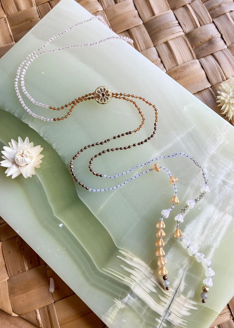 Button Bolo Tie Necklace