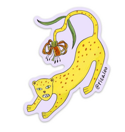 Leopard Lily Sticker