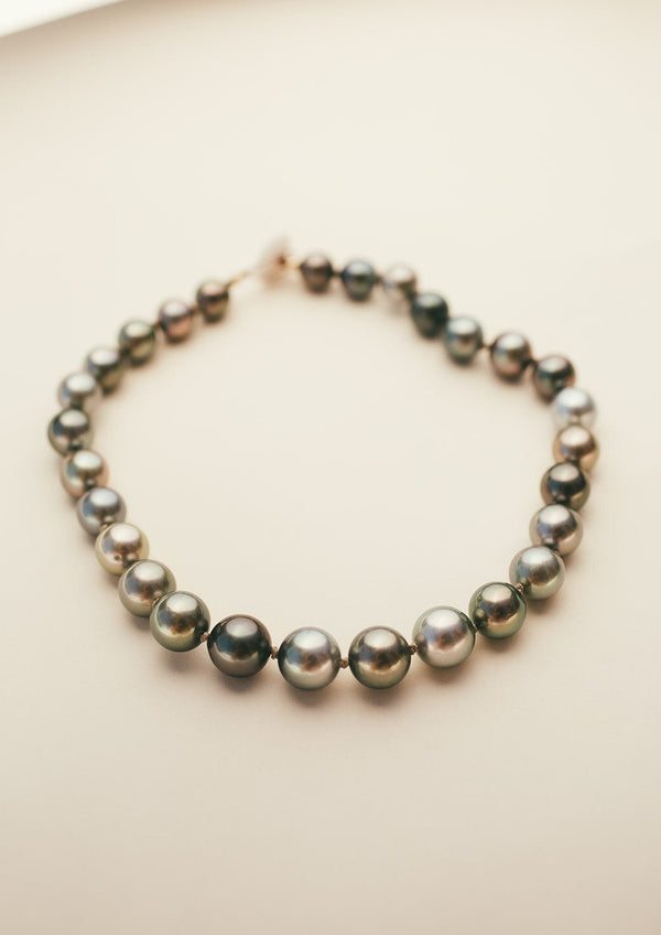 Pastel and Silver 13-14mm Pearl Strand